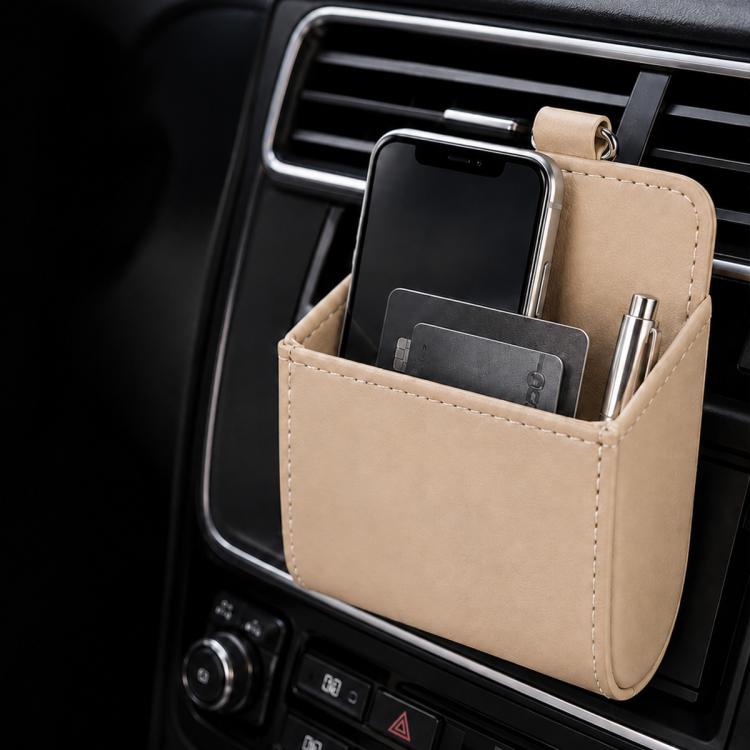 Car Air Vent Mobile Cellphone Pocket Bag Pouch Box Storage Organizer Carrying Case