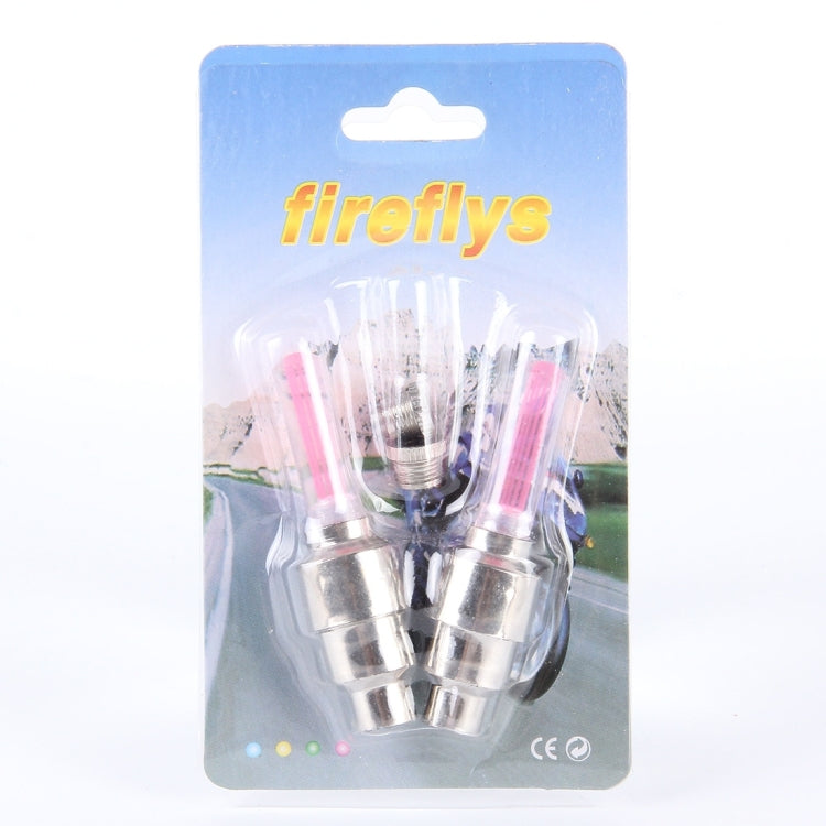 2 đèn bánh xe có pin cho ô tô / xe máy / xe đạp