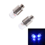 2 đèn nắp van bánh xe có pin cho ô tô / xe máy / xe đạp