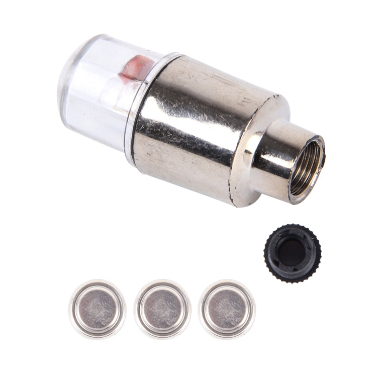 2 đèn nắp van bánh xe có pin cho ô tô / xe máy / xe đạp