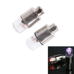 2 đèn nắp van bánh xe có pin cho ô tô / xe máy / xe đạp