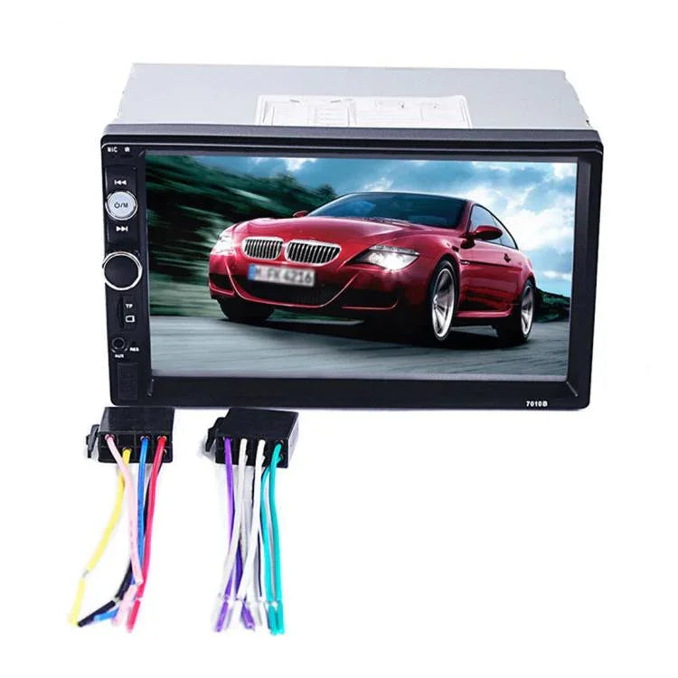 Đầu thu radio ô tô 2 Din 7 inch HD 7010B, hỗ trợ FM & USB & thẻ TF, 7010B