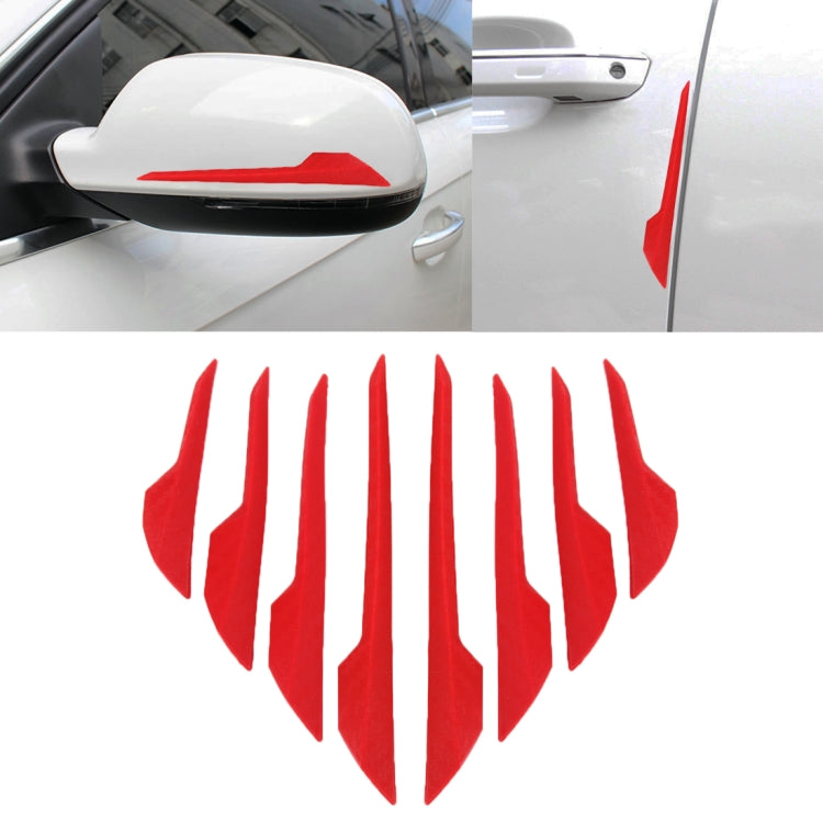 8 PCS Car Vehicle Door Side Guard Anti Crash Strip Exterior Avoid Bumps Collsion Impact Protector Sticker, Door Side Guard, R-2119, R-2119 Door Edge Guards