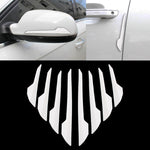 8 PCS Car Vehicle Door Side Guard Anti Crash Strip Exterior Avoid Bumps Collsion Impact Protector Sticker, Door Side Guard, R-2119, R-2119 Door Edge Guards