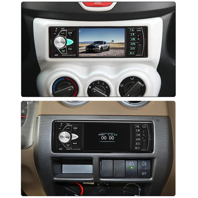 SWM-4022D Đầu thu radio xe hơi đa năng 12V màn hình HD 4,1 inch MP5, hỗ trợ FM & Bluetooth & thẻ TF có điều khiển từ xa, SWM-4022D
