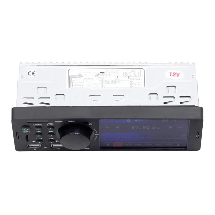 Đầu thu radio ô tô đa năng MP5 4.1 inch 7805, Hỗ trợ FM & Bluetooth & thẻ TF với điều khiển từ xa, 7805