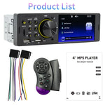 Đầu thu radio ô tô đa năng MP5 4.1 inch 7805, Hỗ trợ FM & Bluetooth & thẻ TF với điều khiển từ xa, 7805