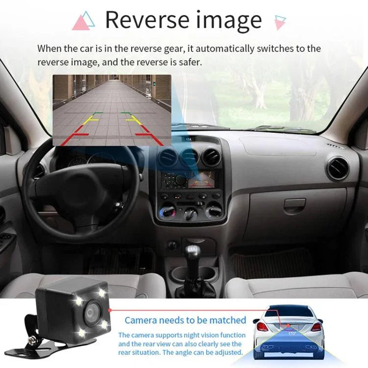 Đầu thu radio ô tô đa năng MP5 4.1 inch 7805, Hỗ trợ FM & Bluetooth & thẻ TF với điều khiển từ xa, 7805