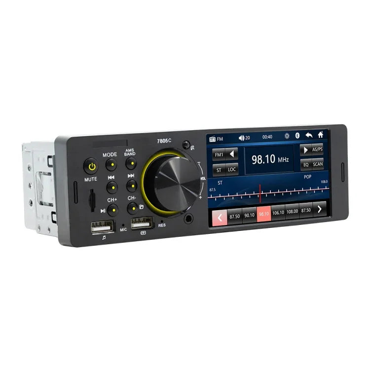 Đầu thu radio ô tô đa năng MP5 màn hình cảm ứng 4.1 inch SWM-7805C, Hỗ trợ FM & Bluetooth & thẻ TF với điều khiển từ xa, SWM-7805C