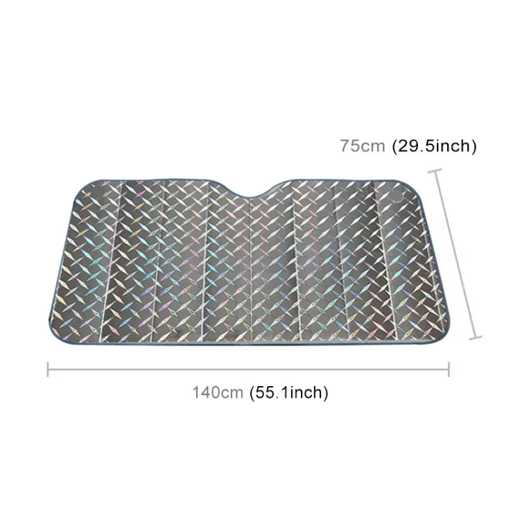 Tấm che nắng kính chắn gió xe SUV, chắn nắng cửa trước, bảo vệ chống tia UV, kích thước: 140 x 75cm