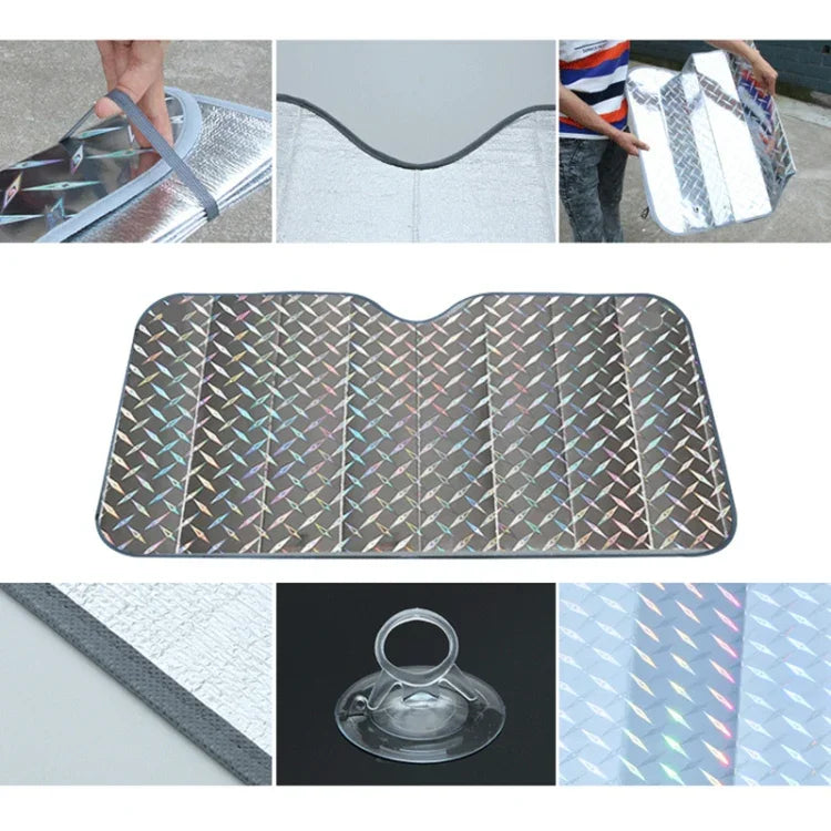 Sun Shade Hatchback Car Windshield Visor Cover Block Front Window Sunshade UV Protect, Size: 130 x 70cm, 130*70cm