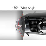 Ghi hình video HD 4 inch màn hình HD cho xe hơi với camera F2.0 riêng biệt, 12MP góc rộng 170 độ / quay vòng phía sau / ghi hình cảm biến G / WDR Full HD / camera trước 1080P / camera sau 720P / hỗ trợ thẻ TF 32G, 4 inch