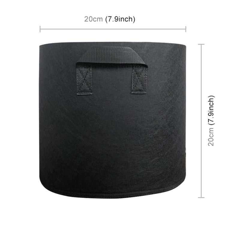 Túi trồng cây 2 gallon bằng vải không dệt dày, có tay cầm, túi thông khí
