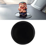 Car Auto Round Soft Rubber Dashboard Anti-slip Pad Mat for Phone / GPS/ MP4/ MP3, Diameter: 8cm, Round Soft Rubber Mat(Black), Round Soft Rubber Mat(Transparent)