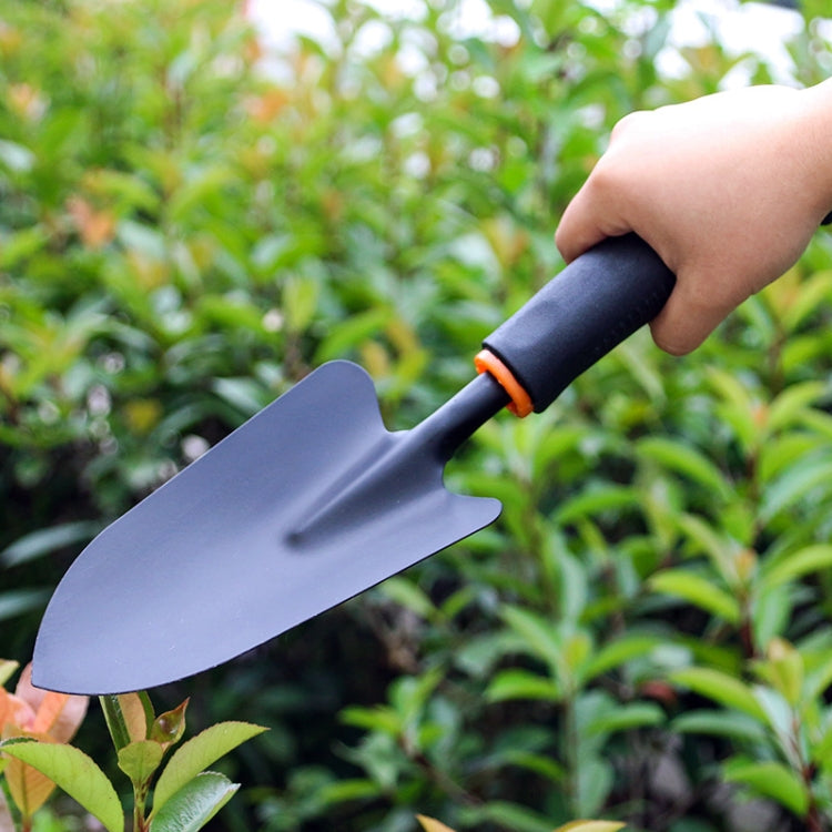 Gardening Tool Planting Digging Long Plastic Handle Iron Shovel, Shovel