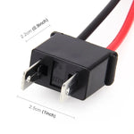 1 cặp đế đèn H7 đực có dây, H7