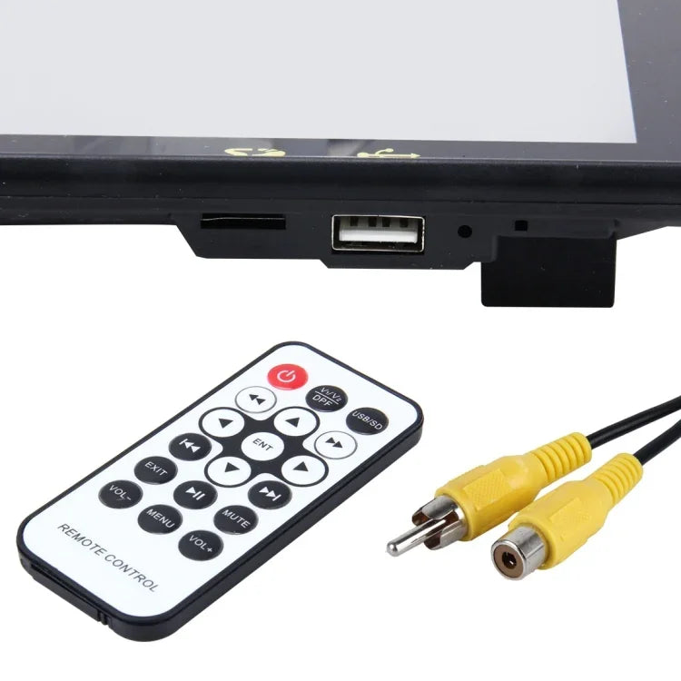 Màn hình ô tô màu TFT-LCD 7 inch 480*234 với đầu phát MP5 Bluetooth, Hỗ trợ chức năng tự động chuyển màn hình khi lùi, 7 inch 480*234
