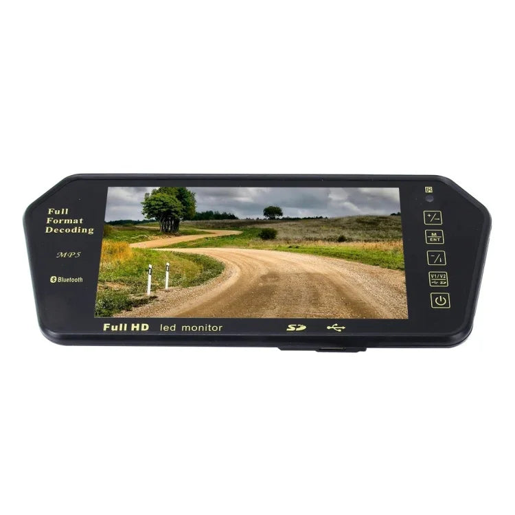 Màn hình ô tô màu TFT-LCD 7 inch 480*234 với đầu phát MP5 Bluetooth, Hỗ trợ chức năng tự động chuyển màn hình khi lùi, 7 inch 480*234