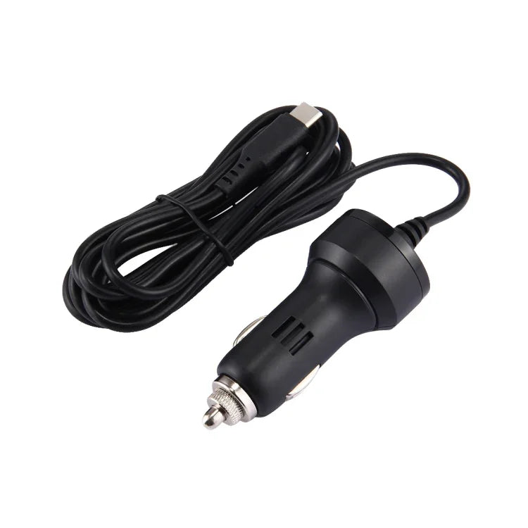 Bộ Sạc Xe Hơi Du Lịch USB-C / Type-C 2.4A cho Nintendo Switch, Chiều Dài Cáp: 2m (Đen), Bộ Sạc Xe Hơi