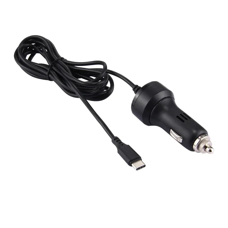 Bộ Sạc Xe Hơi Du Lịch USB-C / Type-C 2.4A cho Nintendo Switch, Chiều Dài Cáp: 2m (Đen), Bộ Sạc Xe Hơi