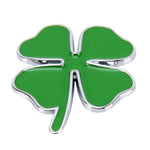 Four Leaf Clover Herb Luck Symbol Badge Emblem Labeling Sticker Styling Car Dashboard  Decoration, Size: 4*3.3cm, Size: 4x3.3cm