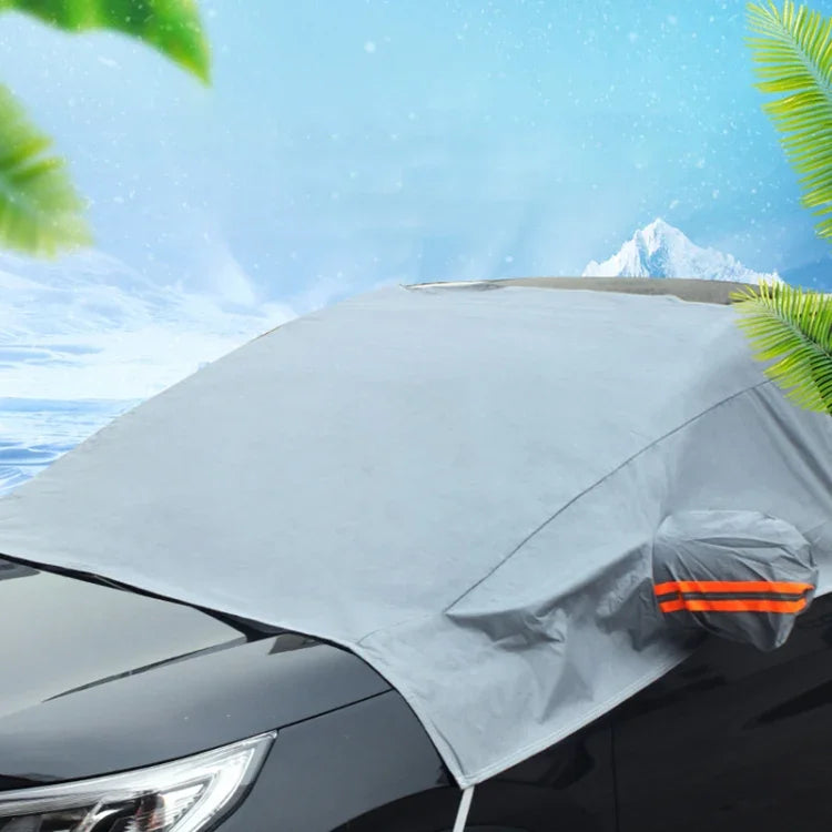 Bạt phủ kính chắn gió xe ô tô chống tuyết, chống nắng, chống sương giá, kích thước 240 x 210 cm