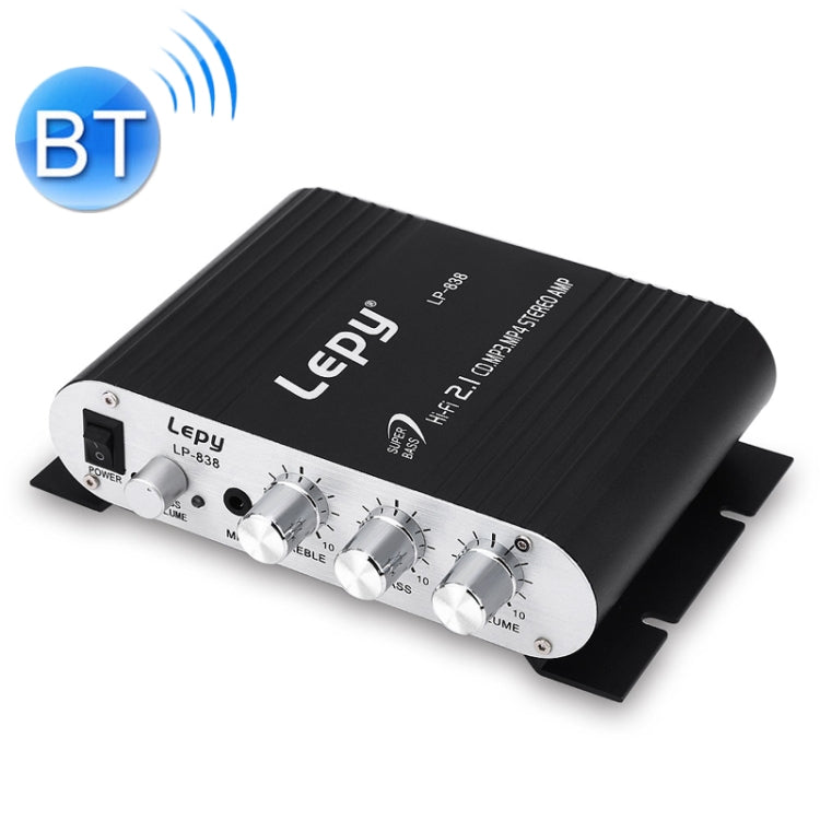Loa siêu trầm ampli âm thanh xe hơi 2.1CH HIFI, hỗ trợ MP3