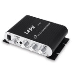 Loa siêu trầm ampli âm thanh xe hơi 2.1CH HIFI, hỗ trợ MP3