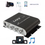 Loa siêu trầm ampli âm thanh xe hơi 2.1CH HIFI, hỗ trợ MP3