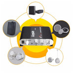 Loa siêu trầm ampli âm thanh xe hơi 2.1CH HIFI, hỗ trợ MP3