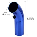 Universal  Air Intake Pipe Super Power Flow Air Intakes Short Cold Racing Aluminium Air Intake Pipe Hose with Cone Filter Kit System