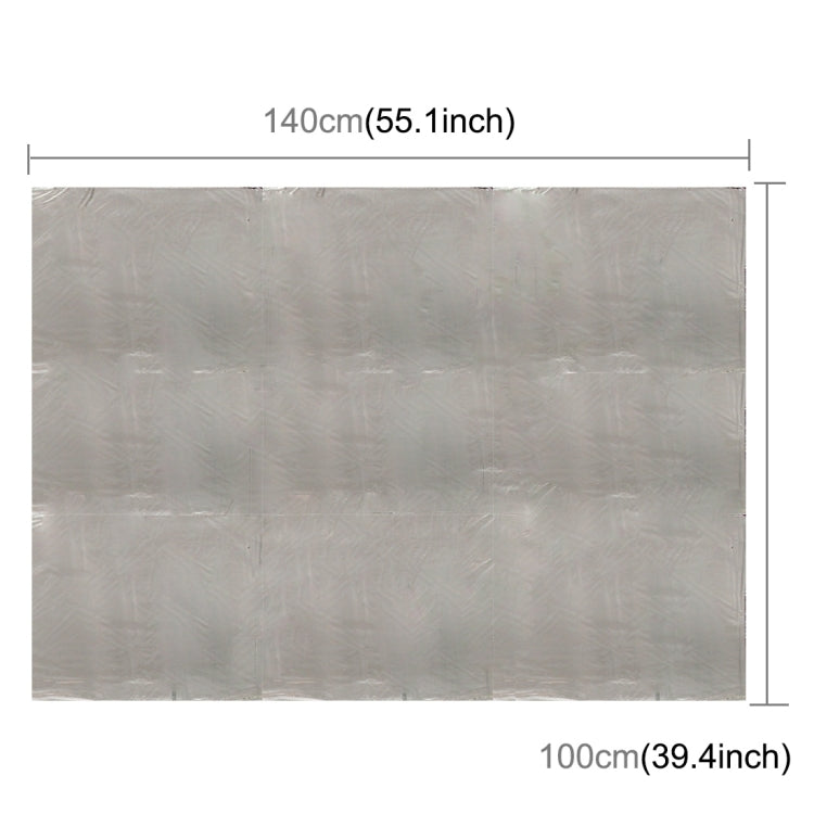 Car Hood Engine Noise Insulation Cotton Heat Waterproof Self Adhesive Car Heat Sound Insulation Cotton, Size: 1m x 1.4m x 5mm, Size: 1m x 1.4m x 5mm