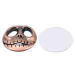 Skull Bone Shape Auto Sticker 3D Metal Fashion Car Stickers, Skull Bone, Skull Bone2, Skull Bone White, Skull Bone Yellow