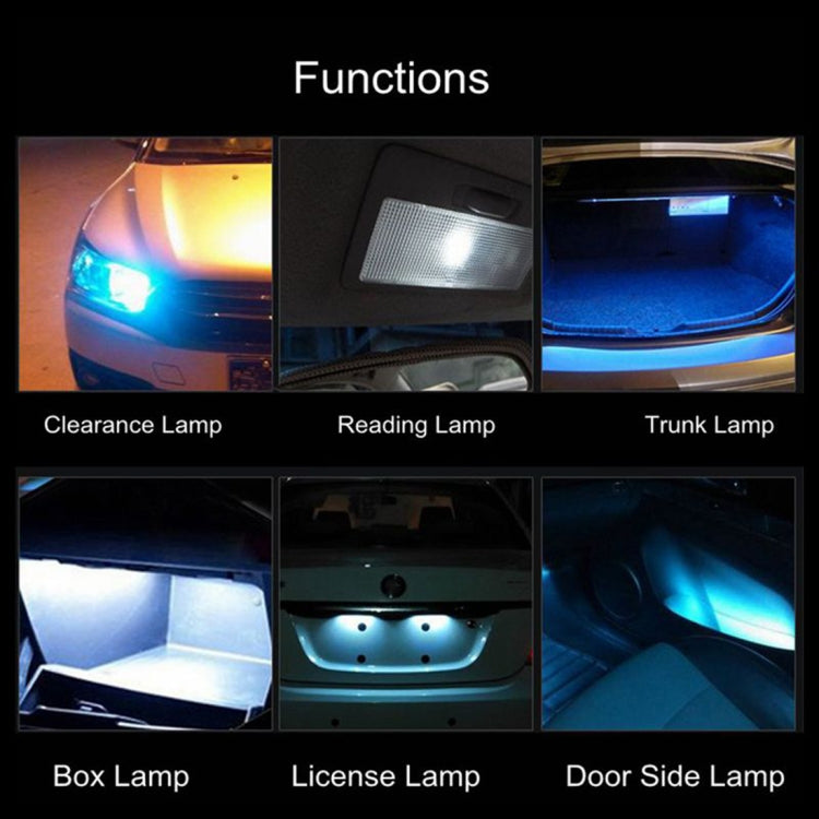 2 PCS 36mm DC12V / 1.5W / 6000K / 100LM 30LEDs SMD-3014 Car License Plate Light / Dome Light, with Decoder, 1.5W 36mm