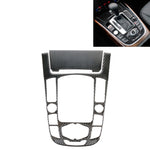 2 PCS Car Carbon Fiber Gear Panel Decorative Sticker for Audi A4L / A5 / Q5 2009-2016, Gear Panel (F)