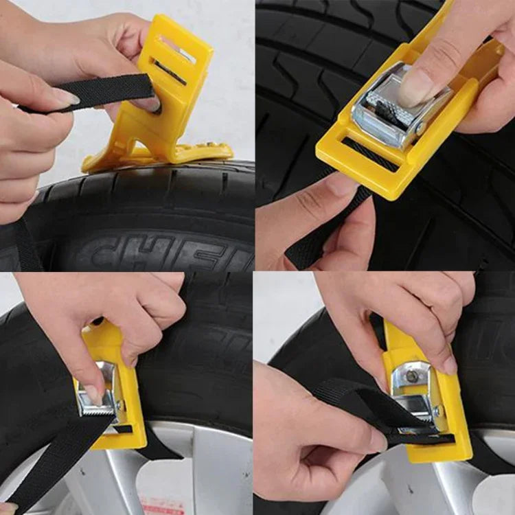 8 bộ xích chống trượt lốp xe tuyết cho xe gia đình, xích chống trượt 2, xích chống trượt 4