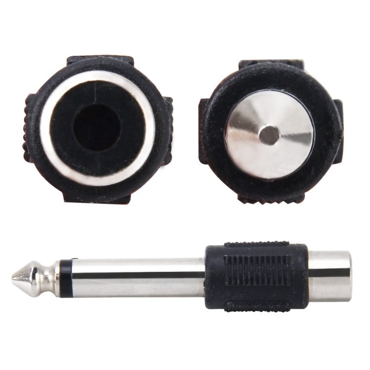 Bộ chuyển đổi âm thanh stereo từ cắm 6,35mm sang RCA cái sang cái, 6,35mm cái sang RCA cái