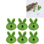 6 PCS CC-941 Rabbit Shape Single Hole Cable Clips Holder, Cable Management System and Cord Organizer Solution, 6 PCS C Rabbit Shape(Black), 6 PCS C Rabbit Shape(Pink), 6 PCS C Rabbit Shape(Green), 6 PCS C Rabbit Shape(Yellow)