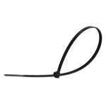 250pcs /Pack 5mm*300mm Nylon Cable Ties, 5mm*300mm Black, 5mm*300mm White
