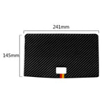 Car German Flag Carbon Fiber Console Navigation Panel Decorative Sticker for Mercedes-Benz W204 C Class 2007-2010, Console Navigation (German Flag)