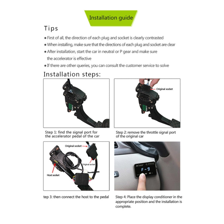 TROS KS-5Drive Potent Booster for Ford F150 Electronic Throttle Controller, For Ford F150