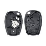 For RENAULT Clio / Megane / Laguna / Kangoo Car Keys Replacement 2 Buttons Car Key Case with 206 Socket, without Blade, For RENAULT Clio with 206 Socket