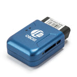 Thiết bị định vị GPS TK206 2G OBD2 thời gian thực GSM tứ băng tần, báo động chống trộm rung, GSM GPRS, thiết bị định vị GPS mini cho xe, TK206 (Đen), TK206 (Xanh)