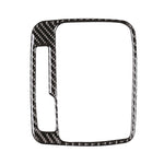 Car Carbon Fiber Gear Position Panel Decorative Sticker for Volkswagen Touareg, Gear Position Panel