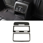 3 PCS Car Carbon Fiber Rear Air Outlet Decorative Sticker for Volkswagen Touareg, Rear Air Outlet