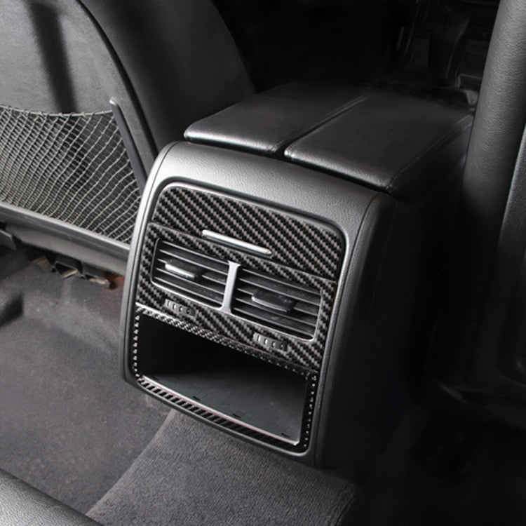 3 PCS Car Carbon Fiber Rear Air Outlet Decorative Sticker for Volkswagen Touareg, Rear Air Outlet