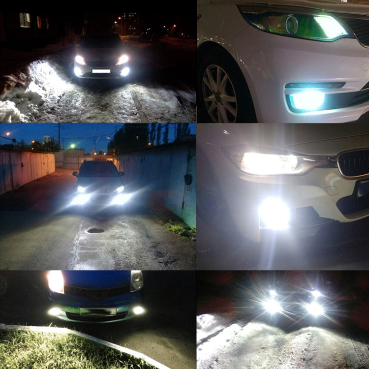 2 PCS 9006 DC12V-24V / 12W / 3000K / 800LM 12LEDs SMD-3030 Car LED Fog Light, 9006 (White Light), 9006