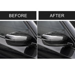 2 PCS Car Carbon Fiber Rearview Mirror Bumper Strip Decorative Sticker for BMW G30 (2018-2019) / G11 (2016-2019), Right Drive with Camera, Rearview Mirror Right Drive with Camera