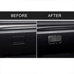 Car Carbon Fiber Front Passenger Seat Storage Box Decorative Sticker for Mazda Axela 2017-2018, Front Passenger Seat Storage Box