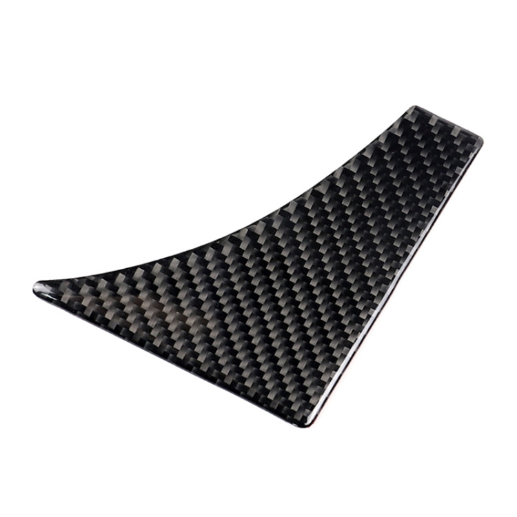 Car Carbon Fiber Main Driving Triangle Decorative Sticker for Cadillac XT5 2016-2017, Left Drive, Main Driving Triangle